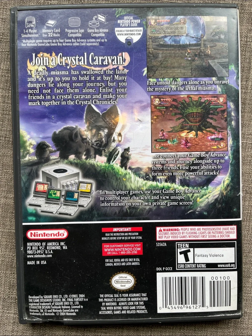 Nintendo GameCube Final Fantasy Crystal Chronicles